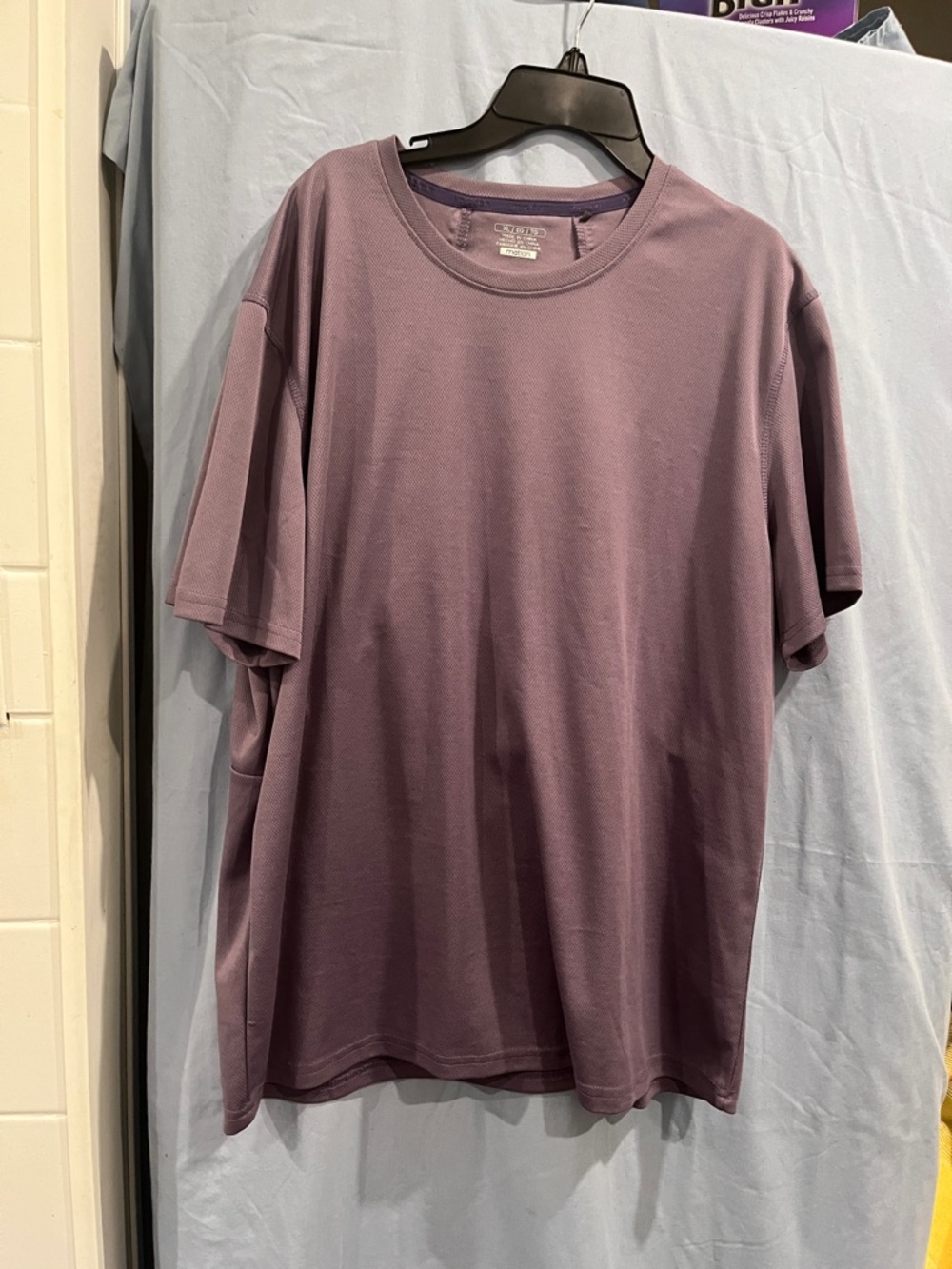 Motion womenShort-Sleeve Crew Tee in Dusty Purple size XL